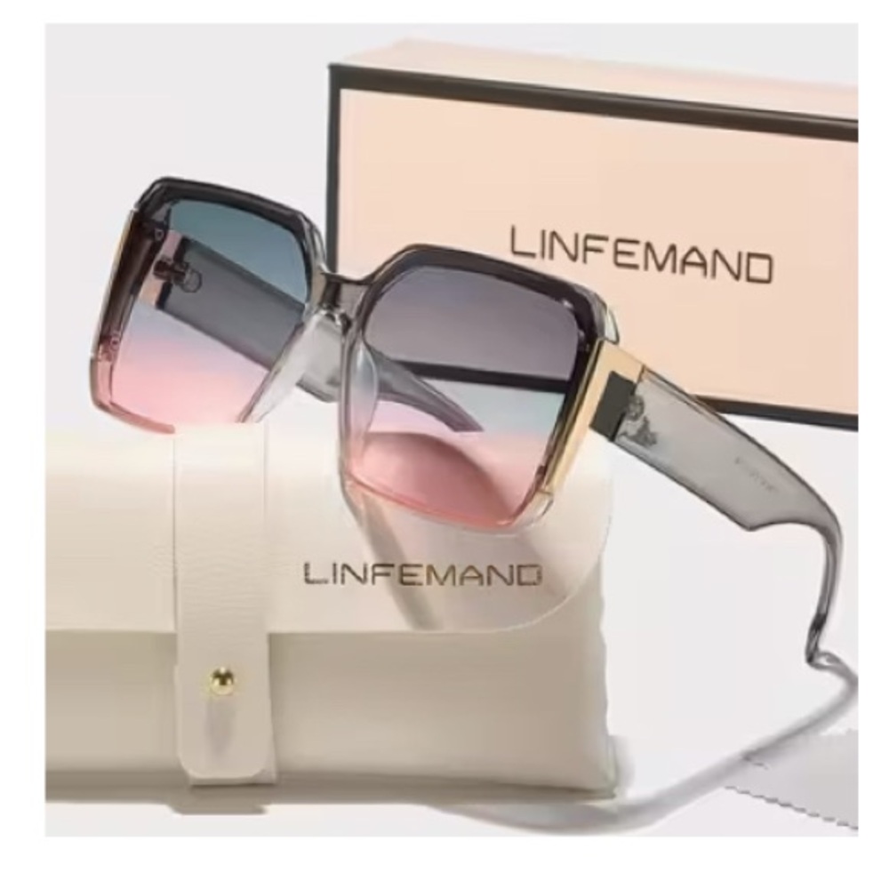 Gradient Sunglasses - Pink and Gray